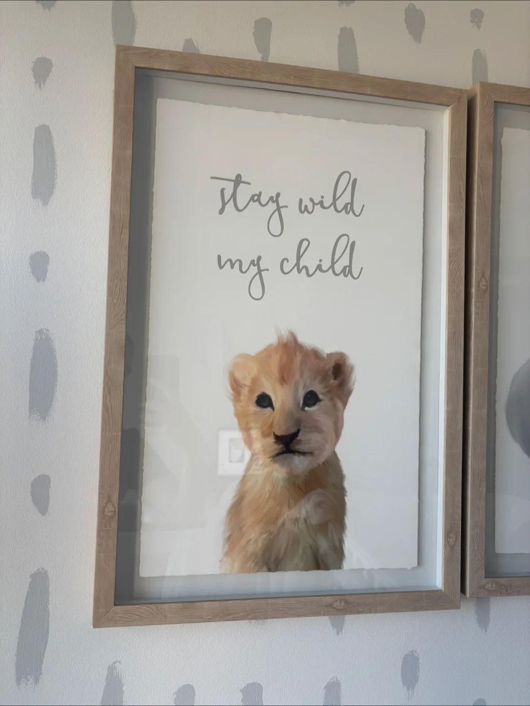 Nursery Framed Prints Set of Two🧡 image indicator(4)