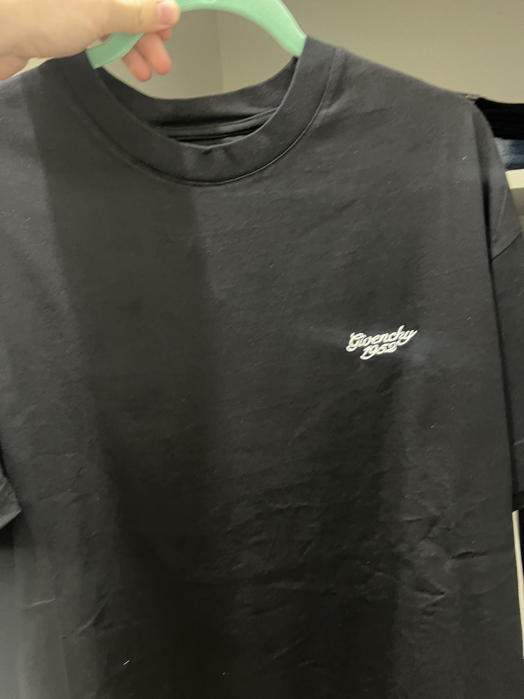 Givenchy 1952 embroidered logo black t-shirt - photo 3