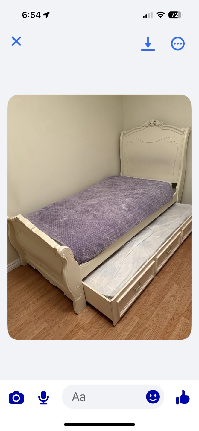 Kids' Bedroom Set - White French Provincial Style - photo 2