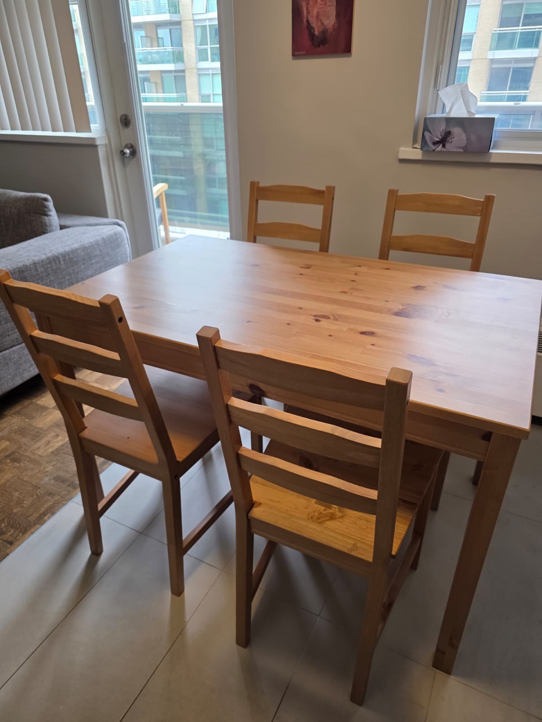 IKEA Dining Table and 4 Chairs Set