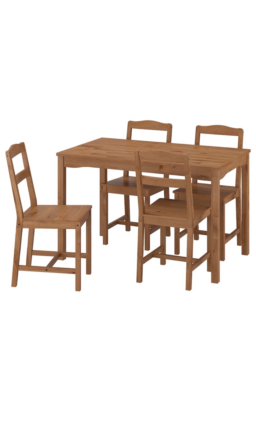 IKEA Dining Table and 4 Chairs Set - photo 5