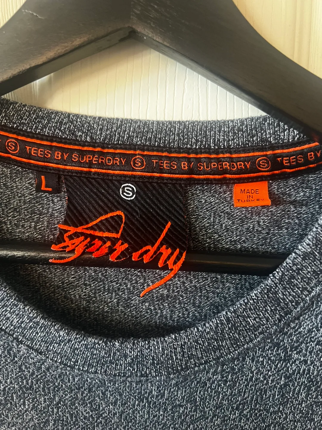 Mens Superdry Grey T-Shirt image indicator(3)