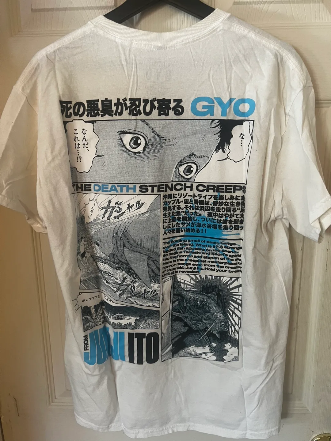 Goat Crew Junji Ito Gyo Graphic T-Shirt image indicator(2)