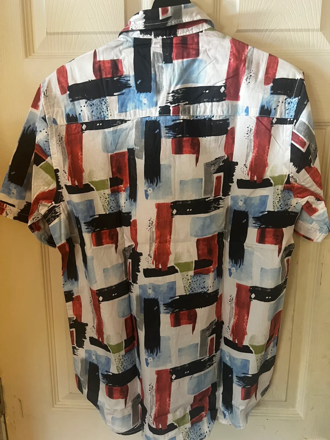 Sammy Black Men's Short Sleeve Button-Up Shirt image indicator(2)