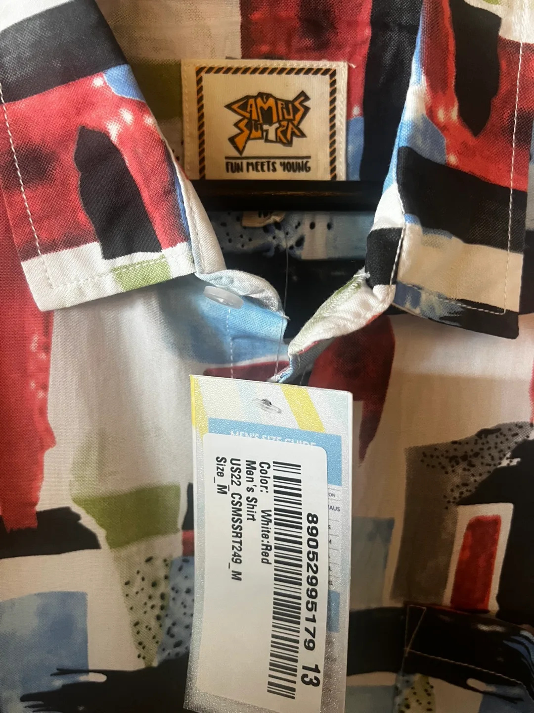 Sammy Black Men's Short Sleeve Button-Up Shirt image indicator(3)