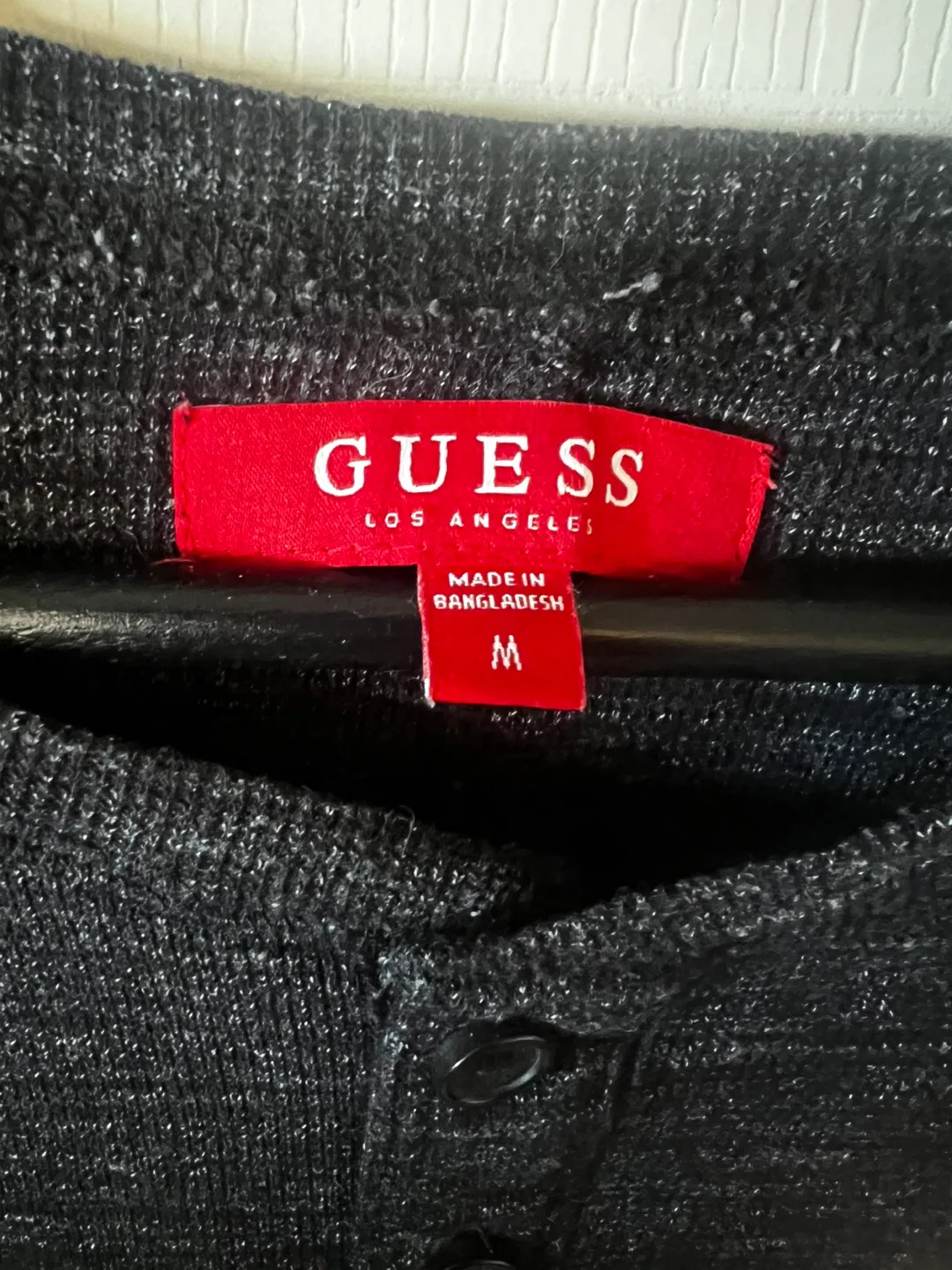 Men’s GUESS Henley Long Sleeve Shirt image indicator(3)