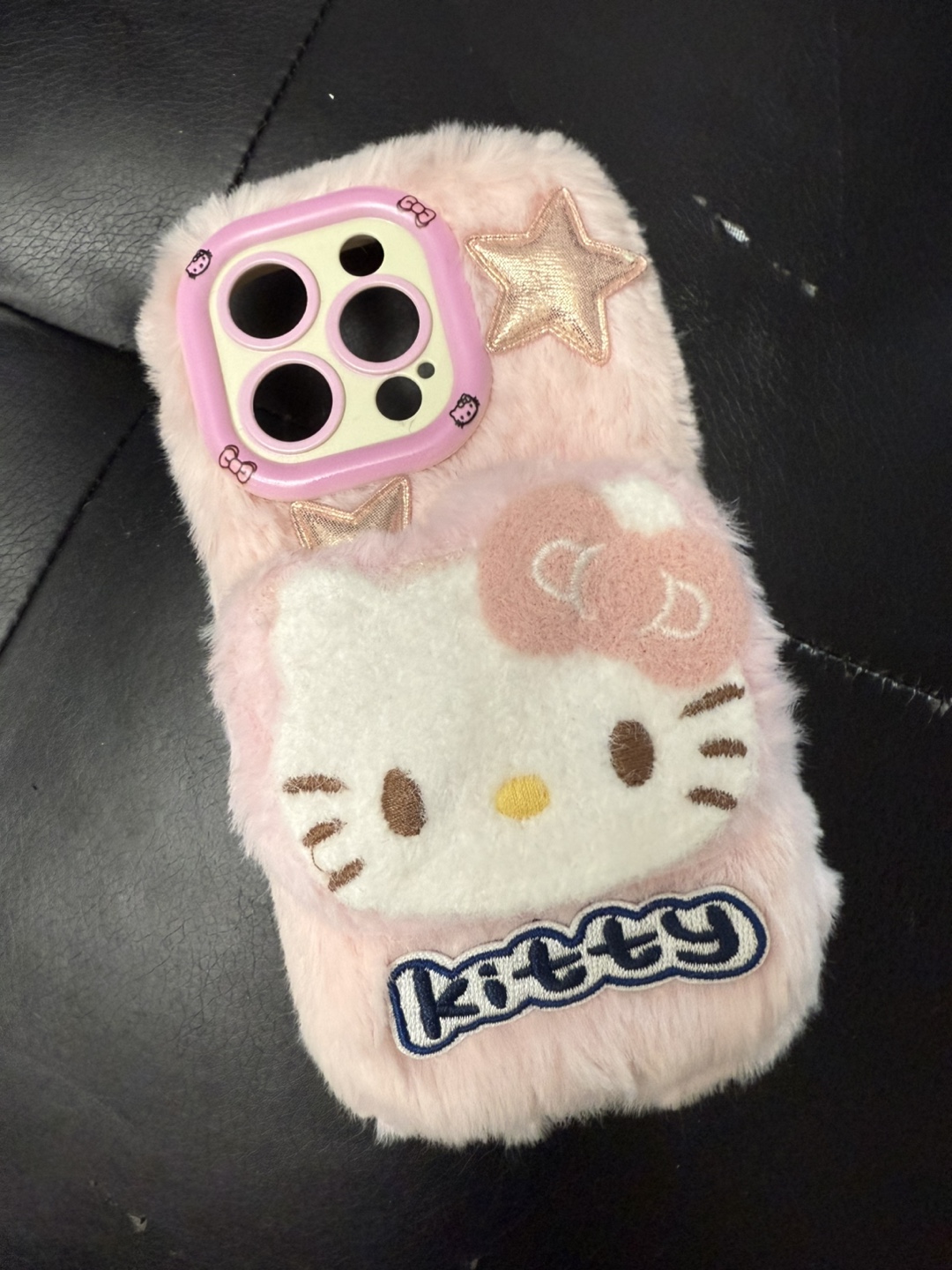 Hello Kitty iPhone 15 Pro Fluffy Case