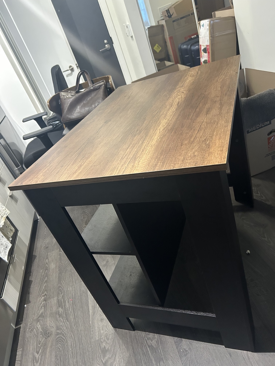 Kitchen Island with Storage shelves - photo 2