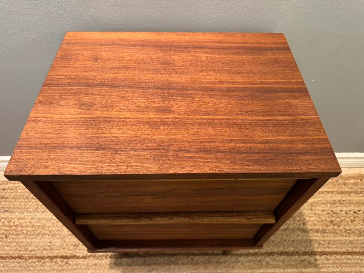 Mid-Century Modern Two-Drawer Nightstand image indicator(7)