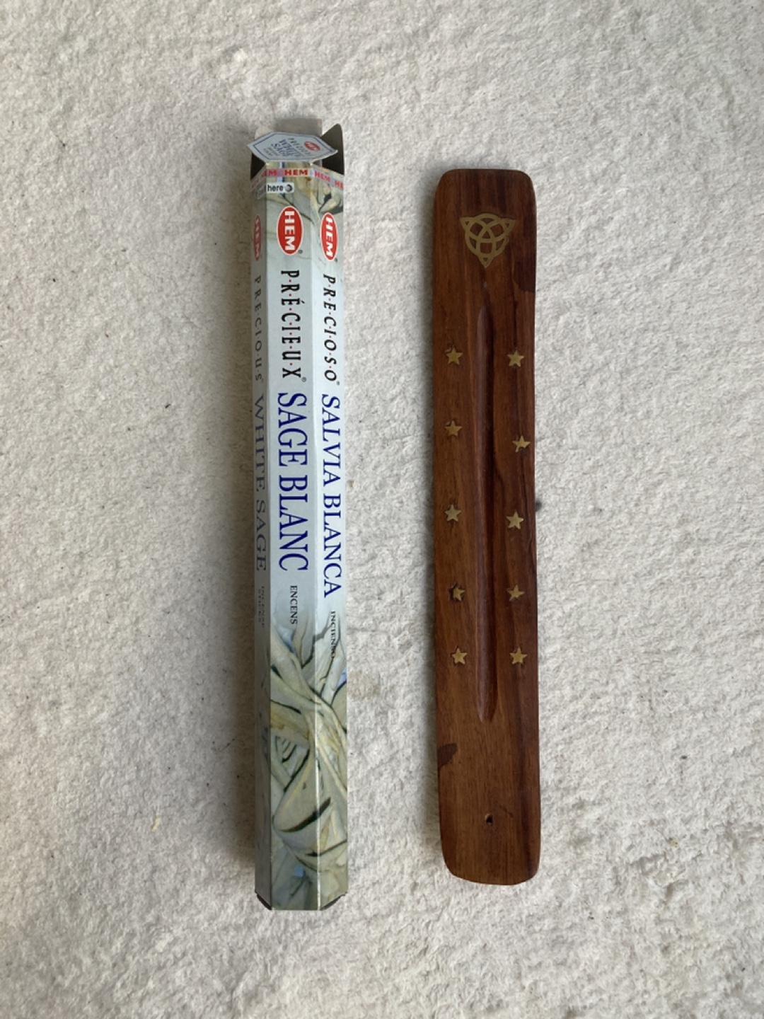 HEM Incense and Wooden Incense Burner