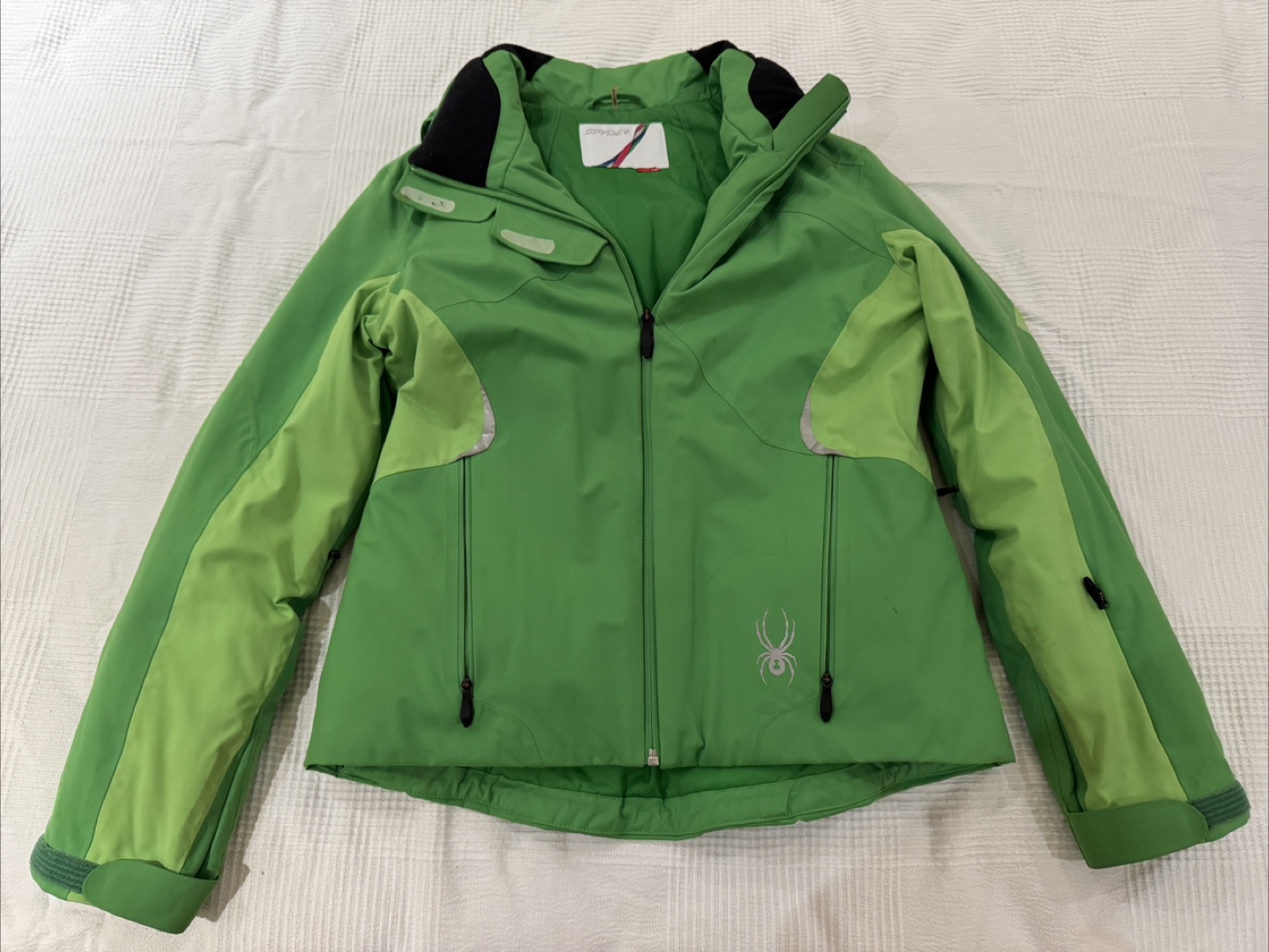 Women's Spyder Ski Jacket - Size 10 - Green