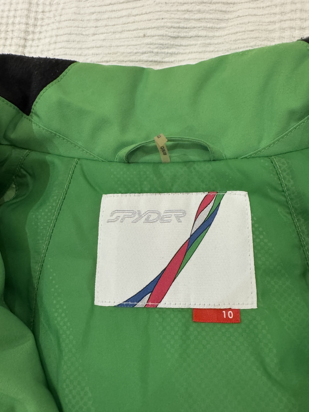 Women's Spyder Ski Jacket - Size 10 - Green - photo 2