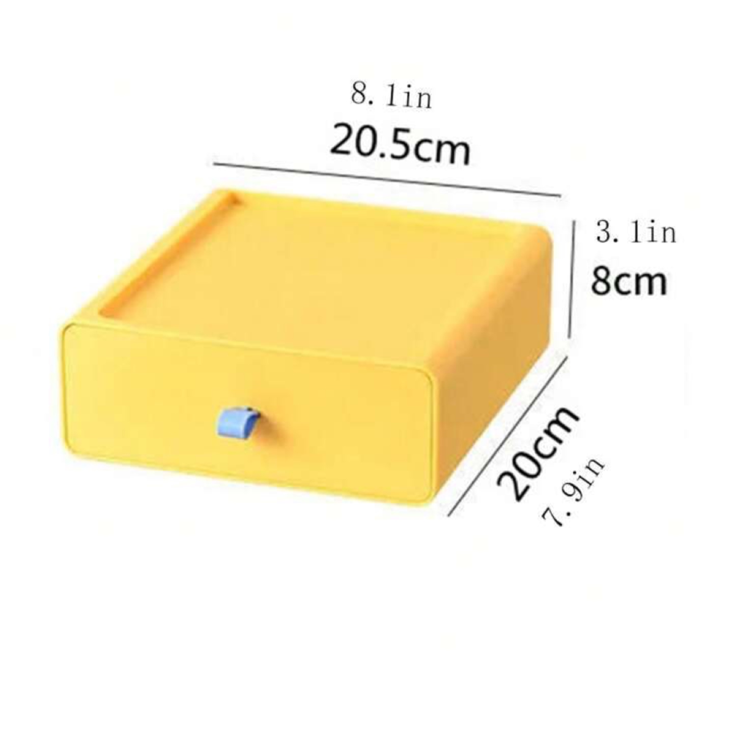 Drawer Storage Box, Plastic Desk Drawer Organizer Tray - photo 4