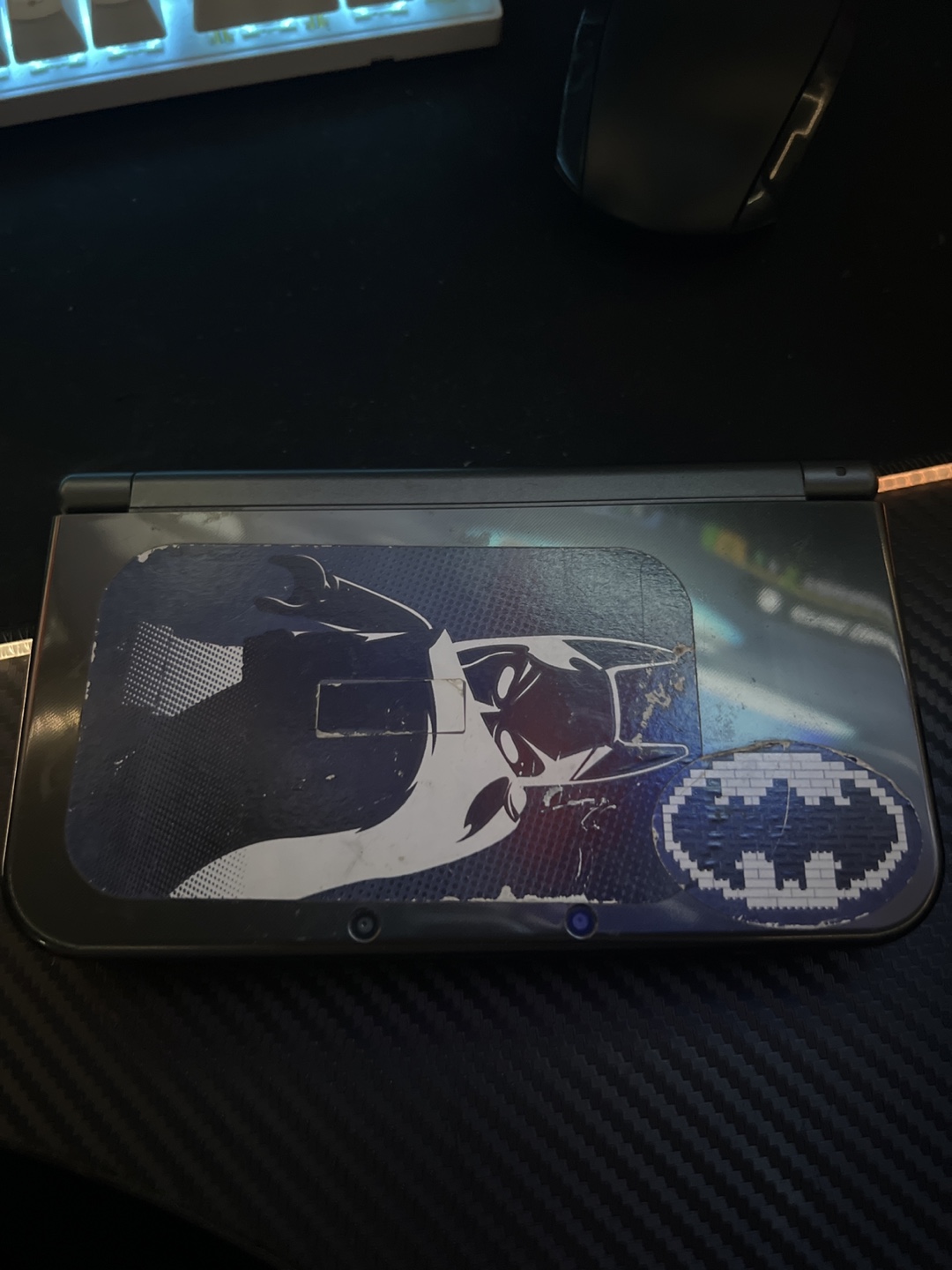 Nintendo 3DS XL with Batman Stickers