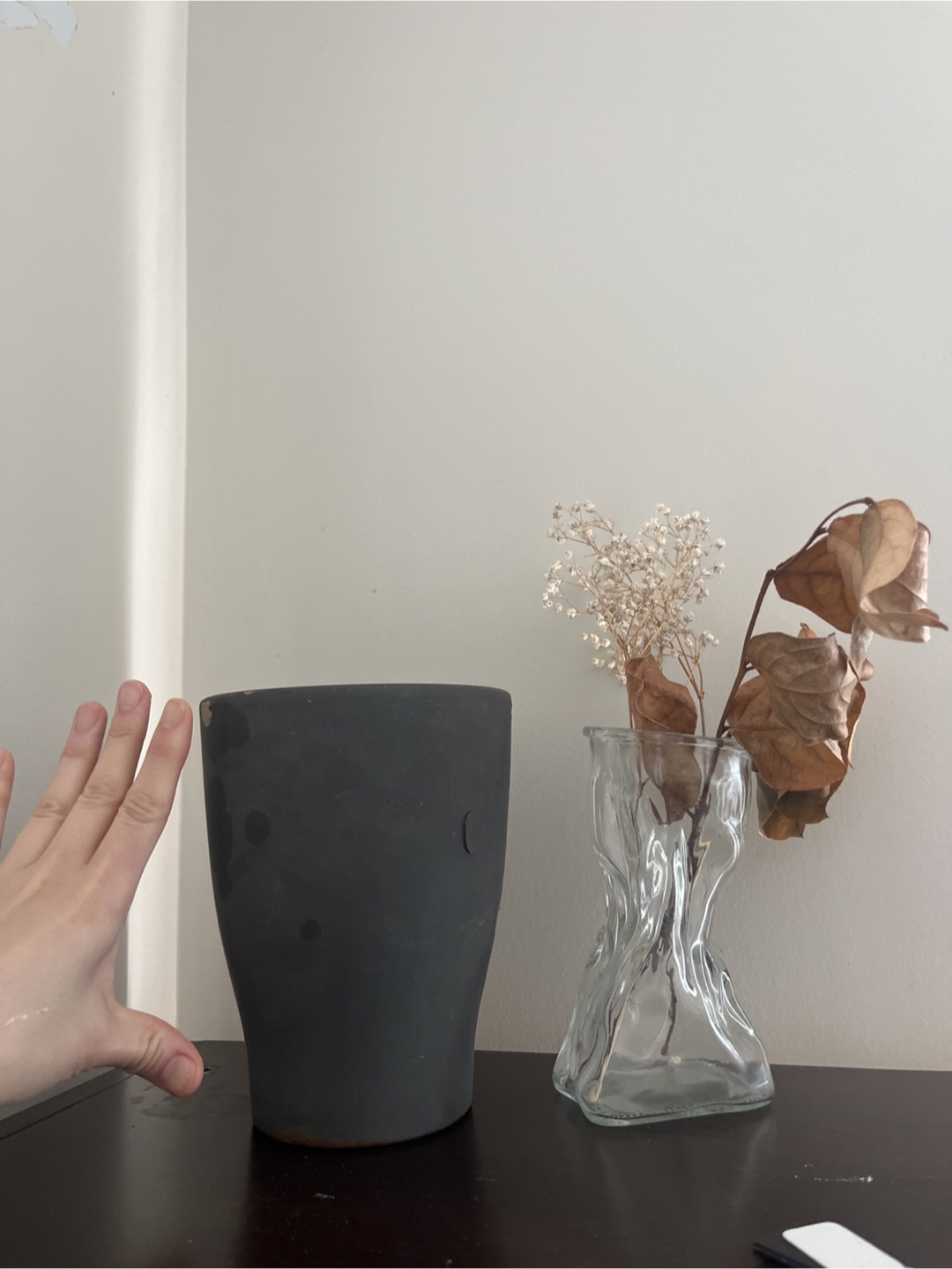 Planter and vase