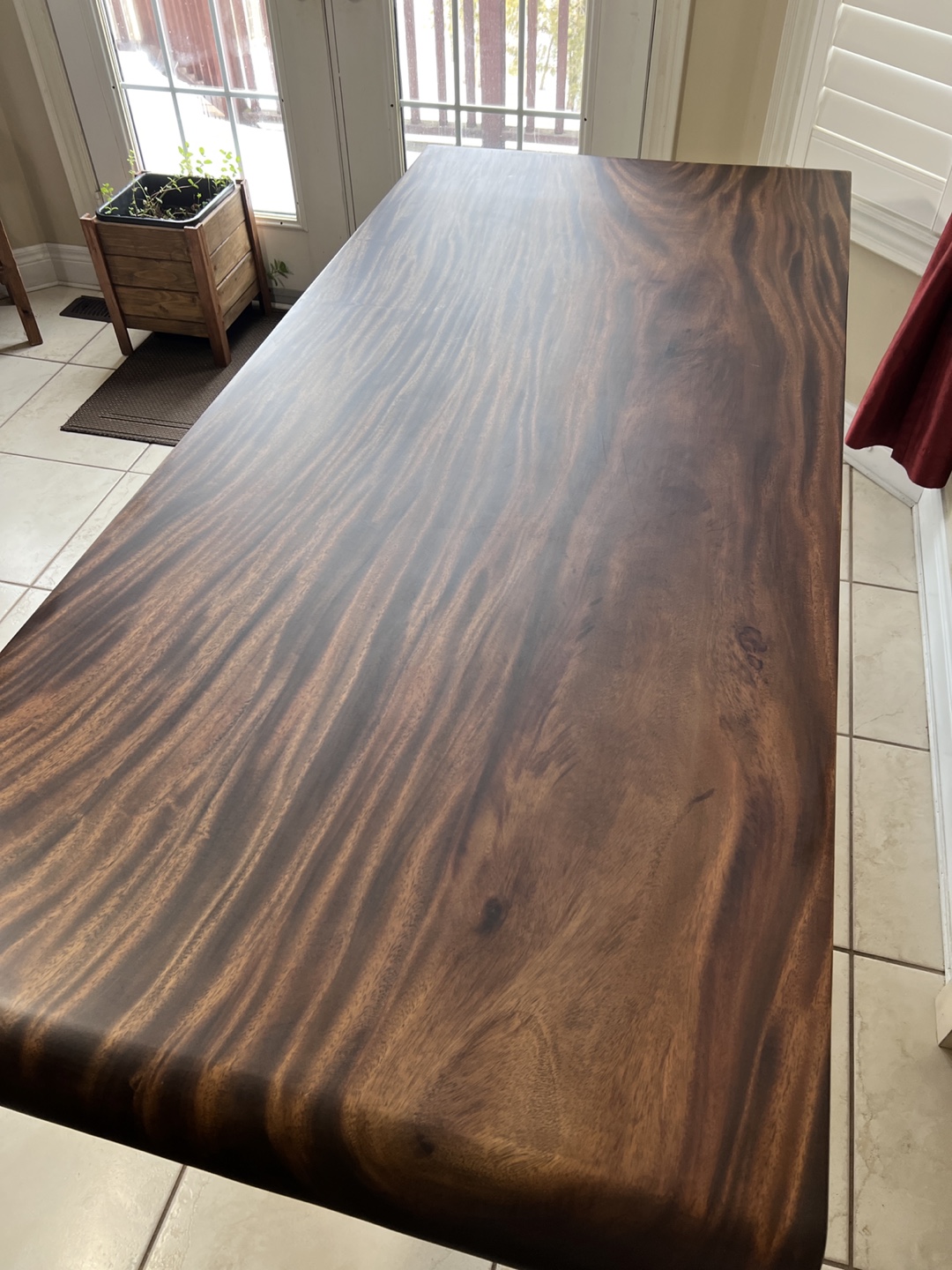 Live Edge Dining Table - rare hardwood - photo 2