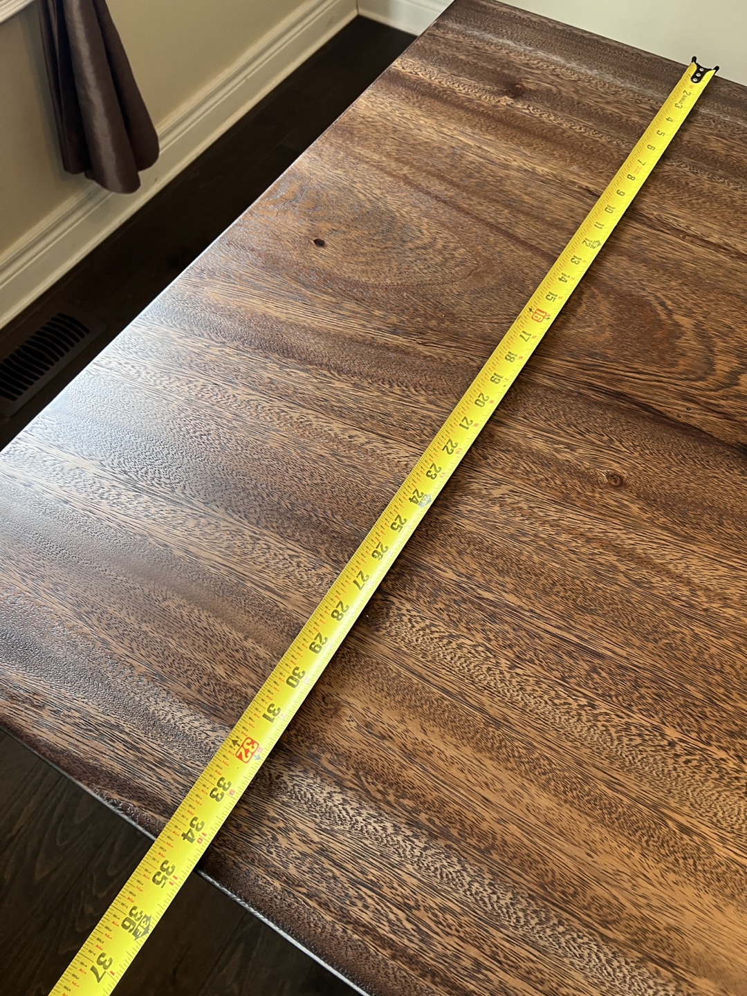 Live Edge Dining Table with Black Metal Legs - photo 5