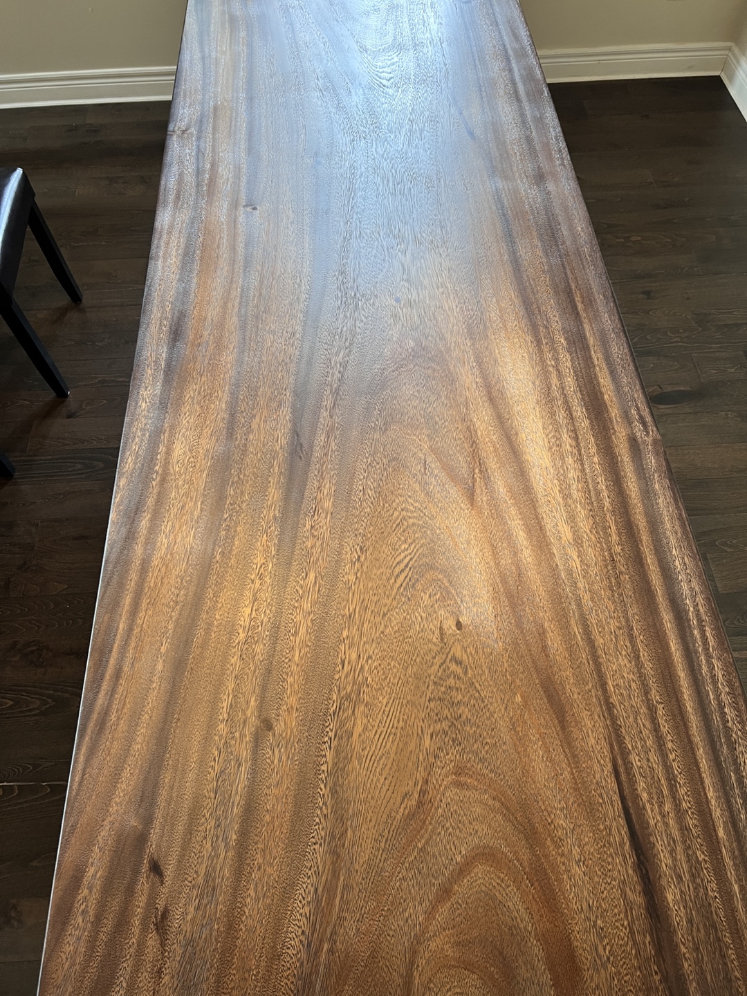 Live Edge Dining Table with Black Metal Legs - photo 3