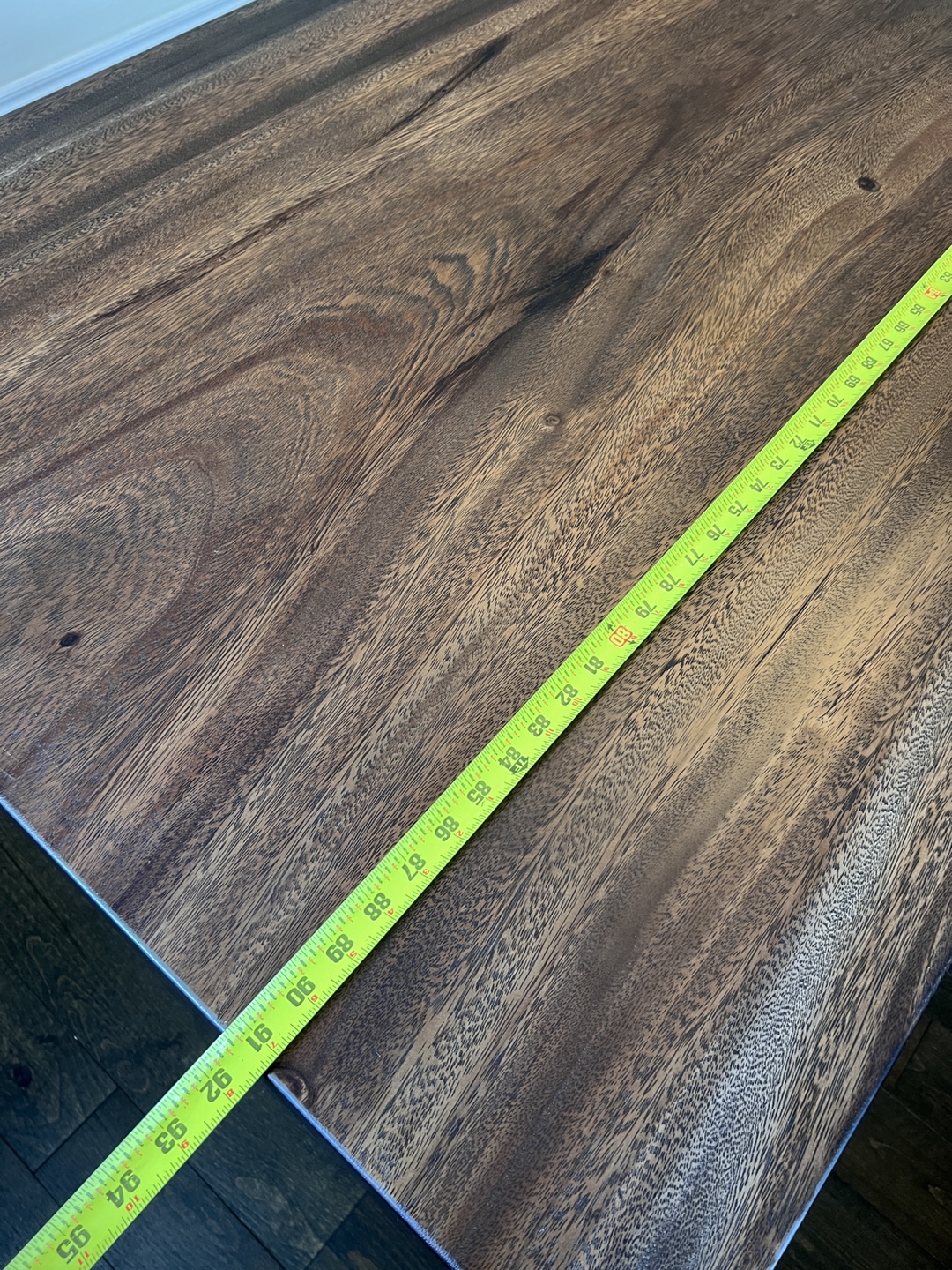 Live Edge Dining Table with Black Metal Legs - photo 4