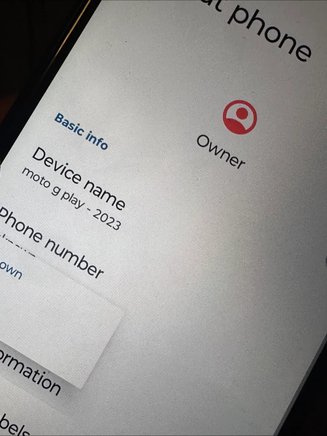 Motorola Moto G Play (2023) - 32GB -  Excellent Condition image indicator(2)