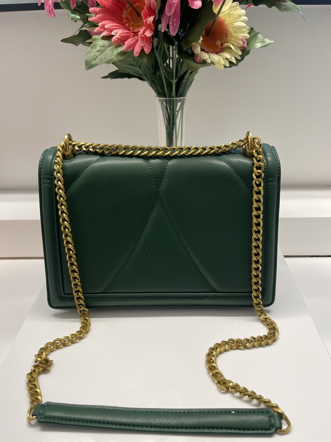 Dolce & Gabbana Green Quilted Shoulder Bag - photo 2