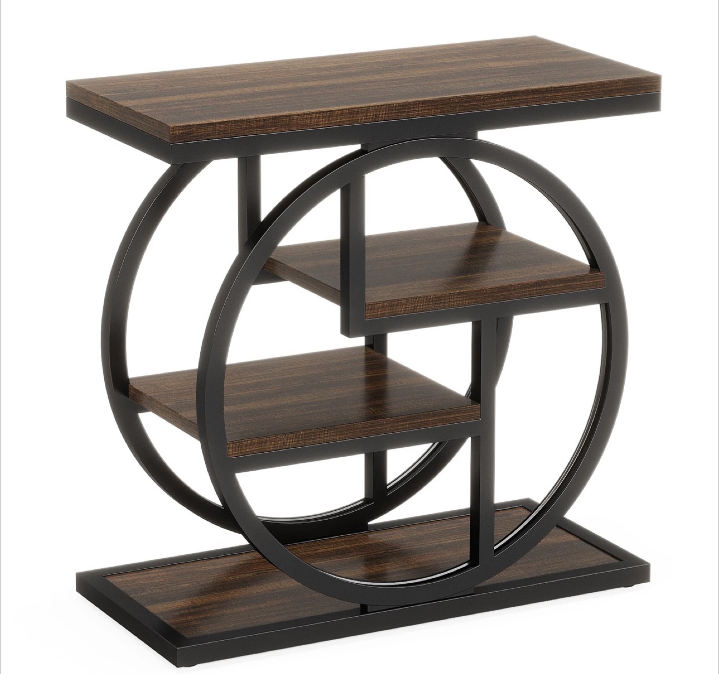 Rustic Modern End Table with Storage