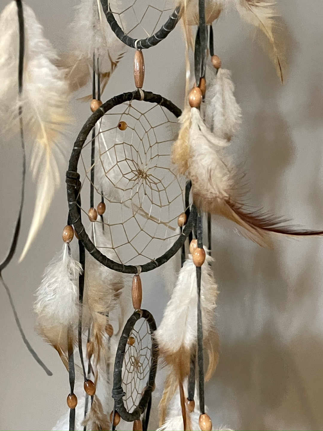 Triple Ring Dream Catcher Wall Hanging - SALE PENDING - photo 2