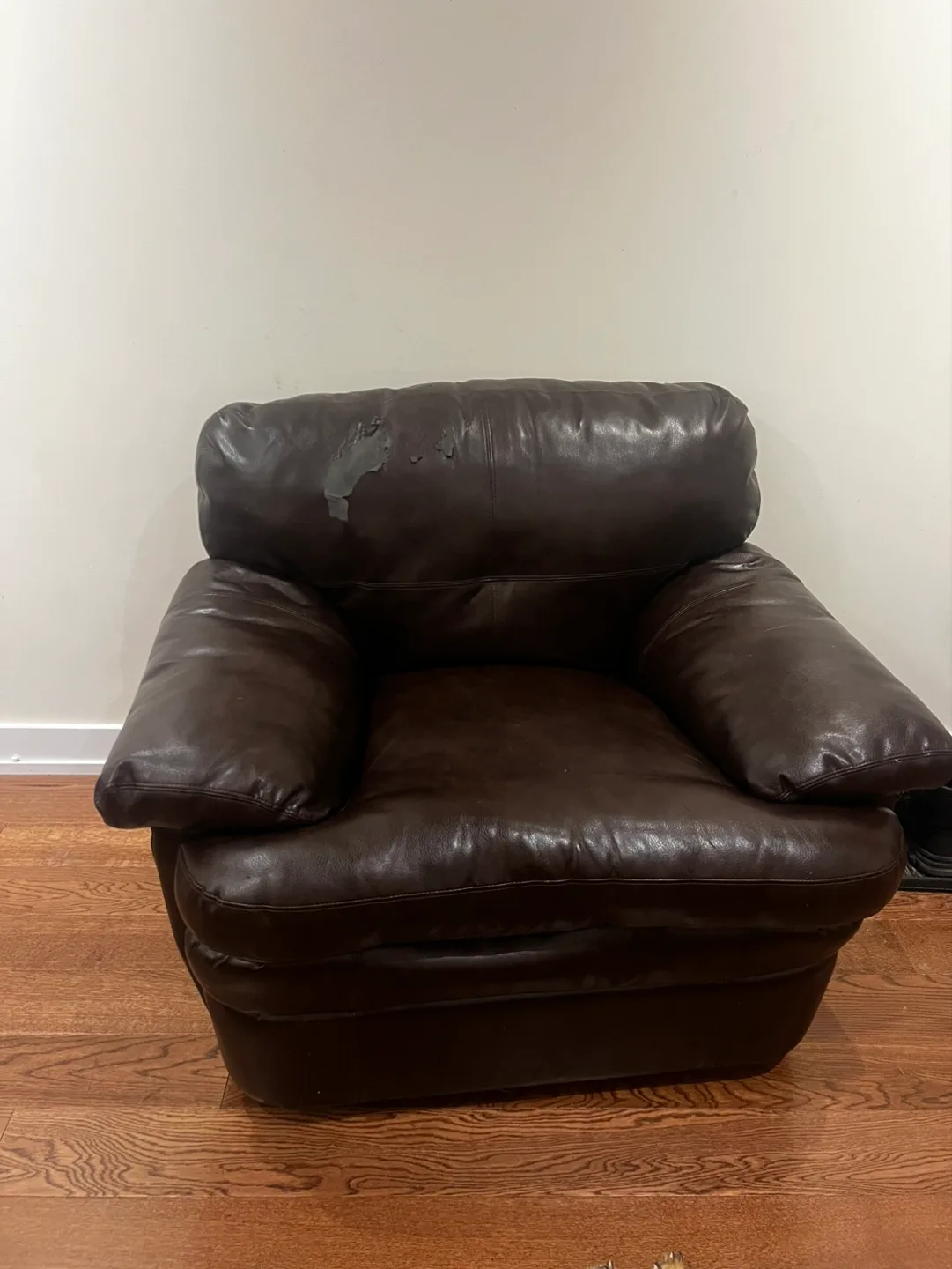 Brown Leather Armchair thumbnail