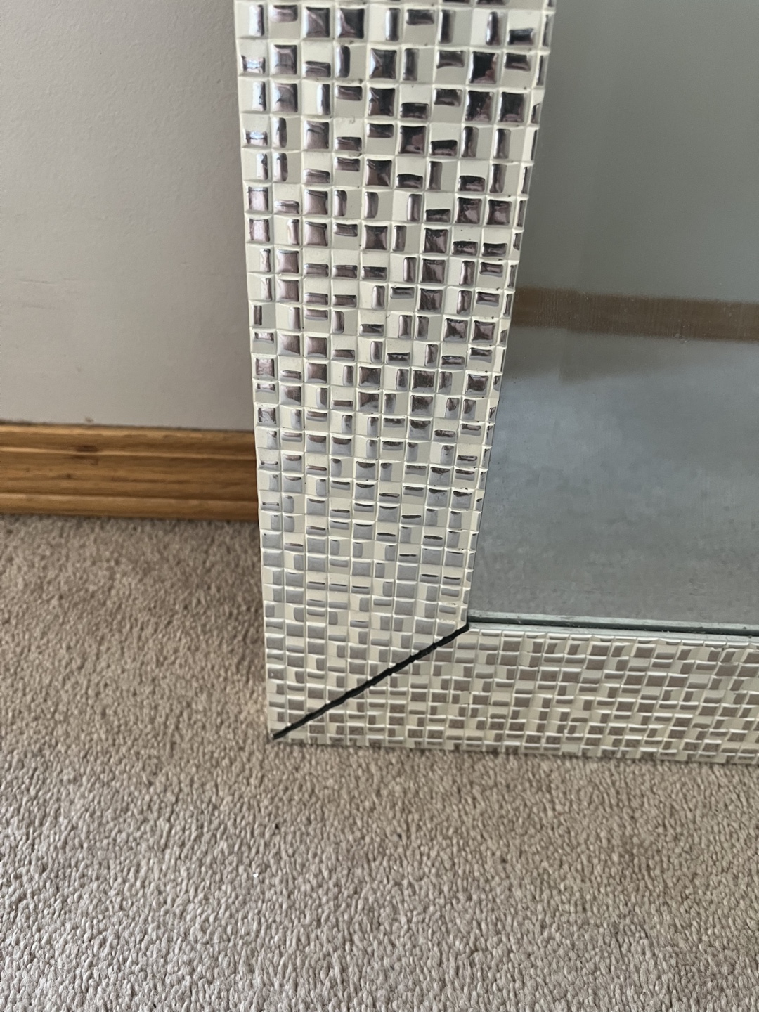 Large Decorative Mirror with Mosaic Frame - photo 4