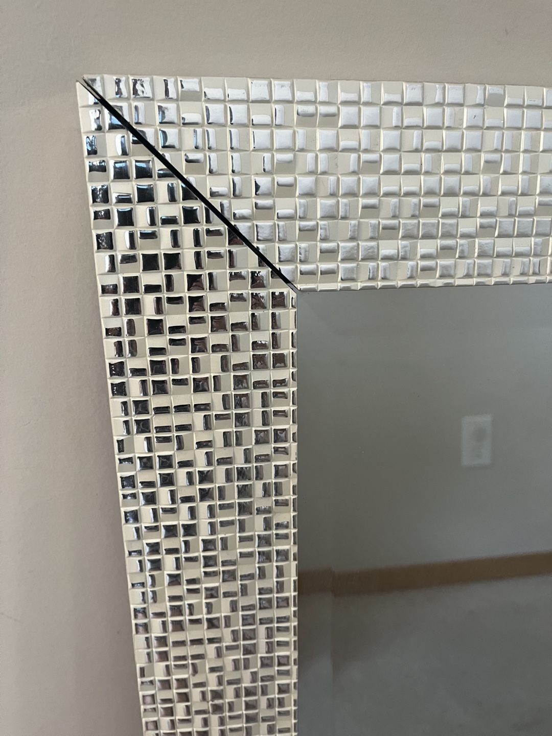 Large Decorative Mirror with Mosaic Frame - photo 3