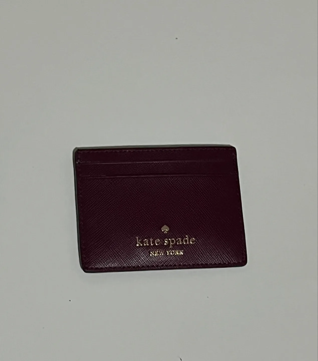 Kate Spade Madison Saffiano Leather Small Card Holder Wallet