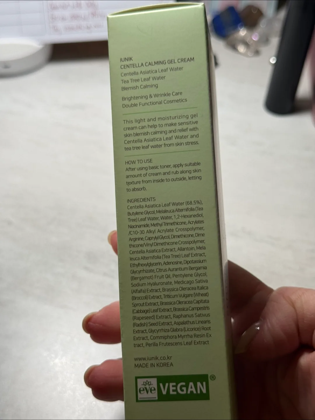 iUNIK Centella Calming Gel Cream image indicator(2)