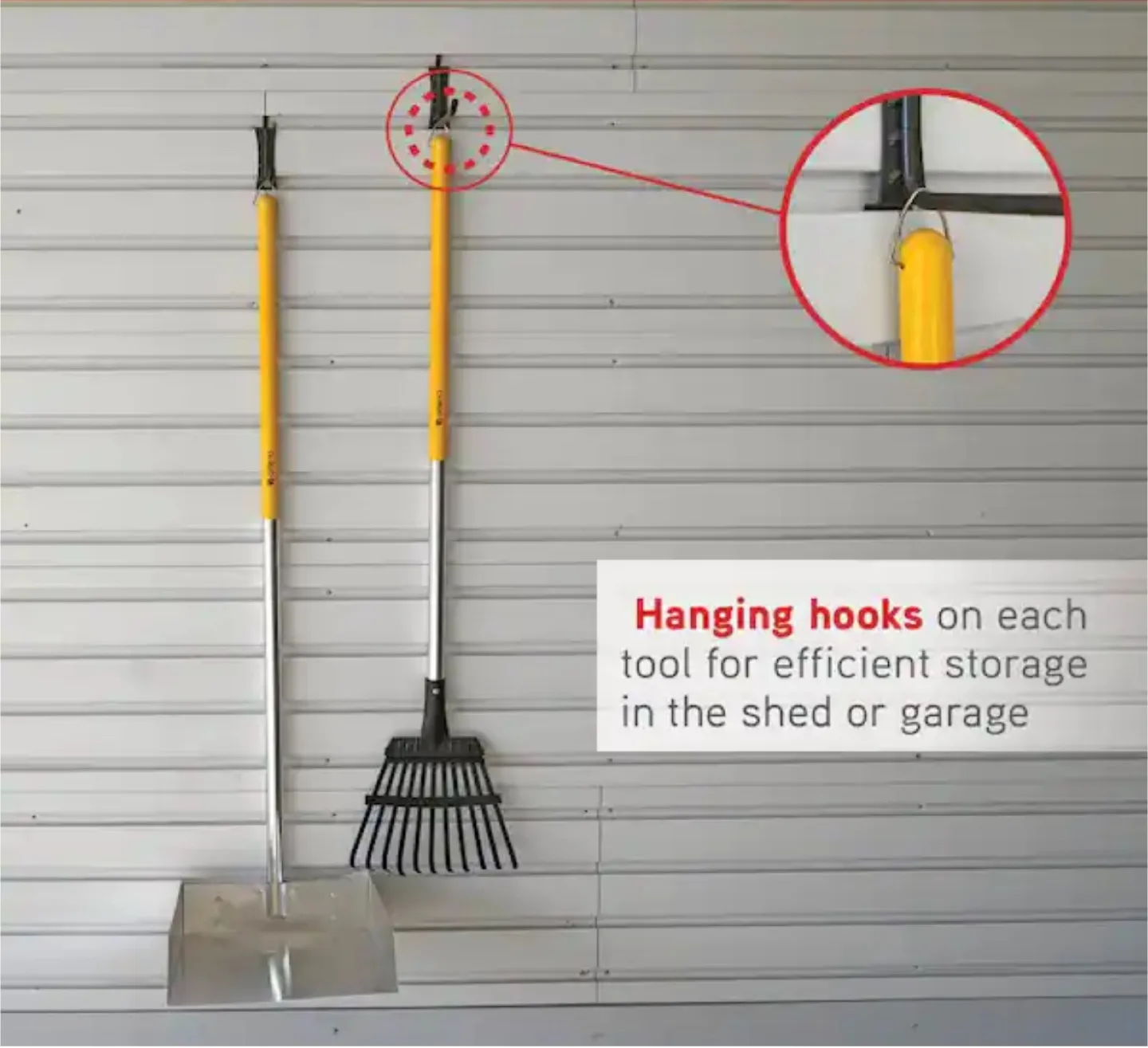 2-Piece Multi-Purpose Scoop & Rake Garden Tool Set image indicator(7)