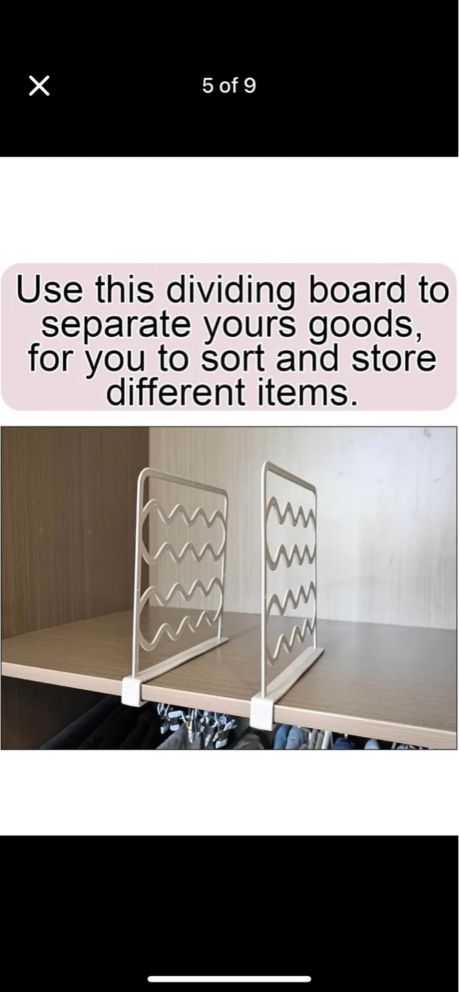 Versatile Closet Divider Organizer image indicator(4)