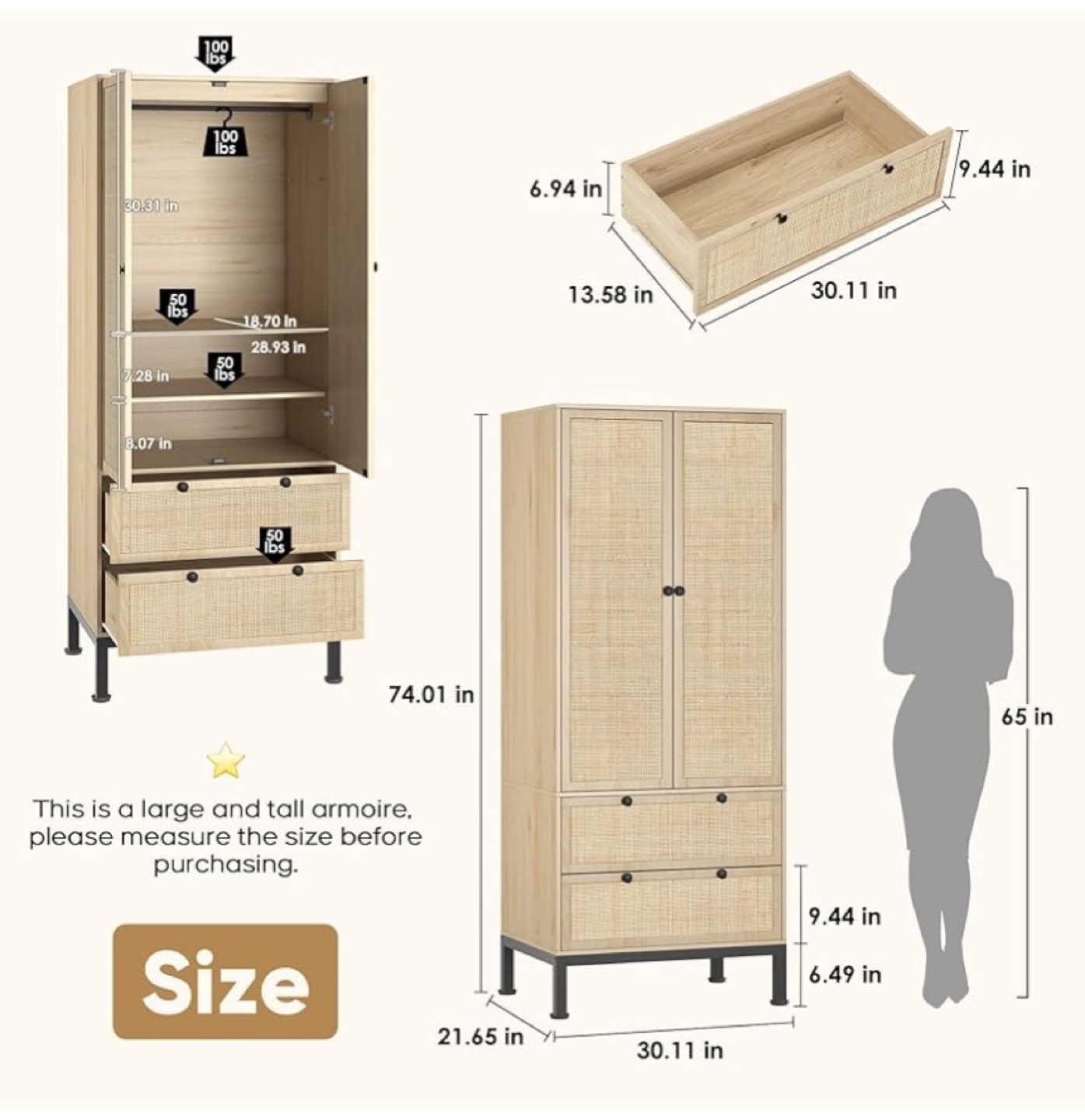 Rattan closet - photo 5