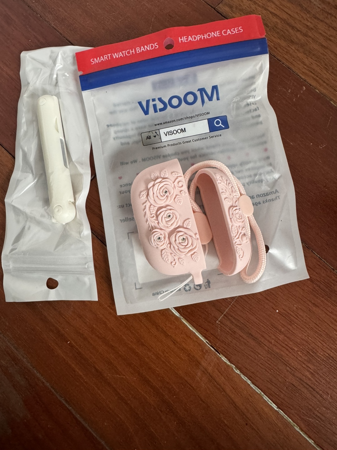 Visoom Airpods Pro Case with Strap Rose Embellishment - photo 3