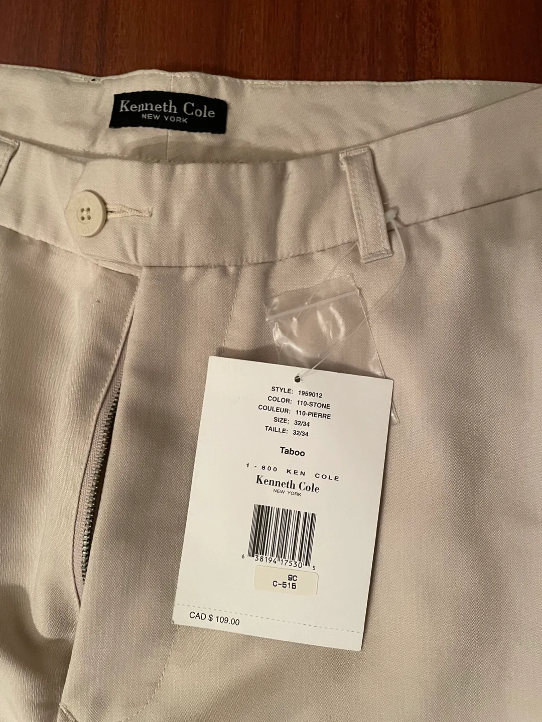 BNWT Kenneth Cole New York Men's Trousers image indicator(2)