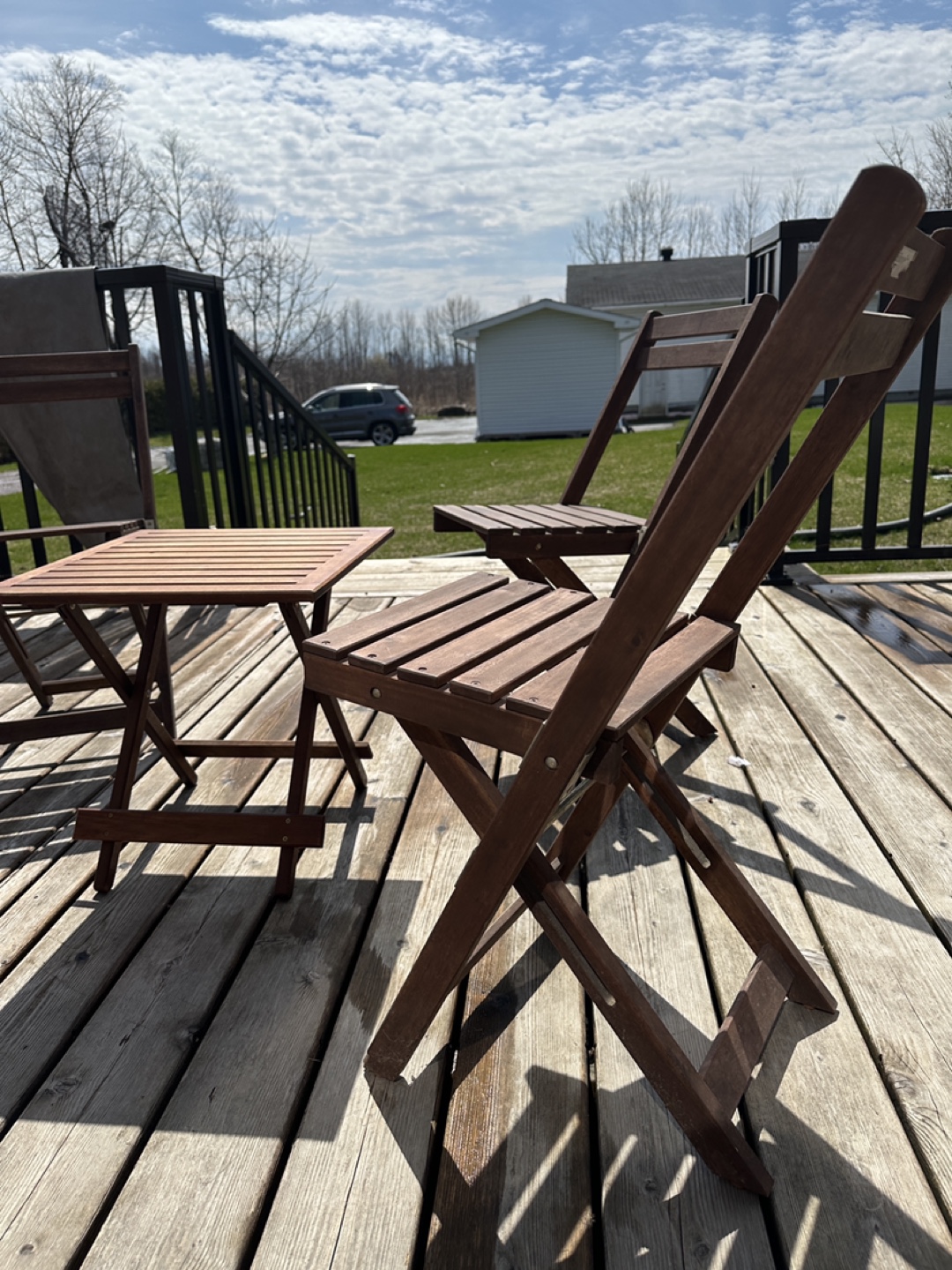 Beautiful Wood IKEA Outdoor / Garden Patio Set (CAN DELIVER) - photo 5