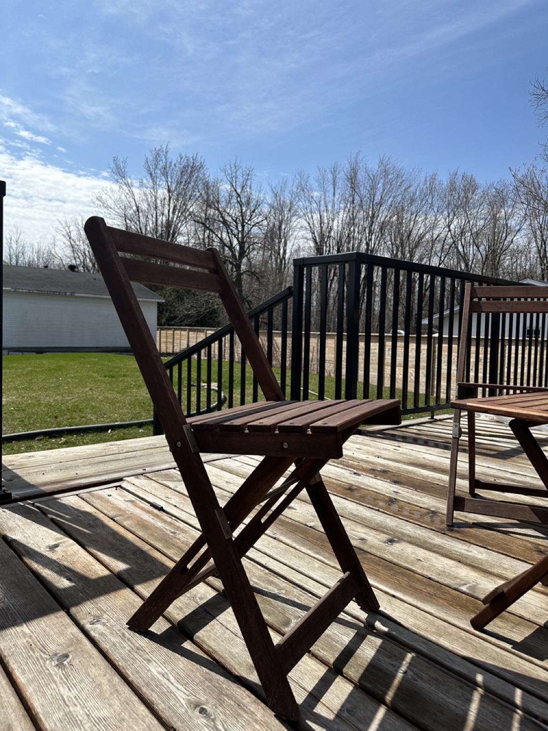 Beautiful Wood IKEA Outdoor / Garden Patio Set (CAN DELIVER) - photo 3
