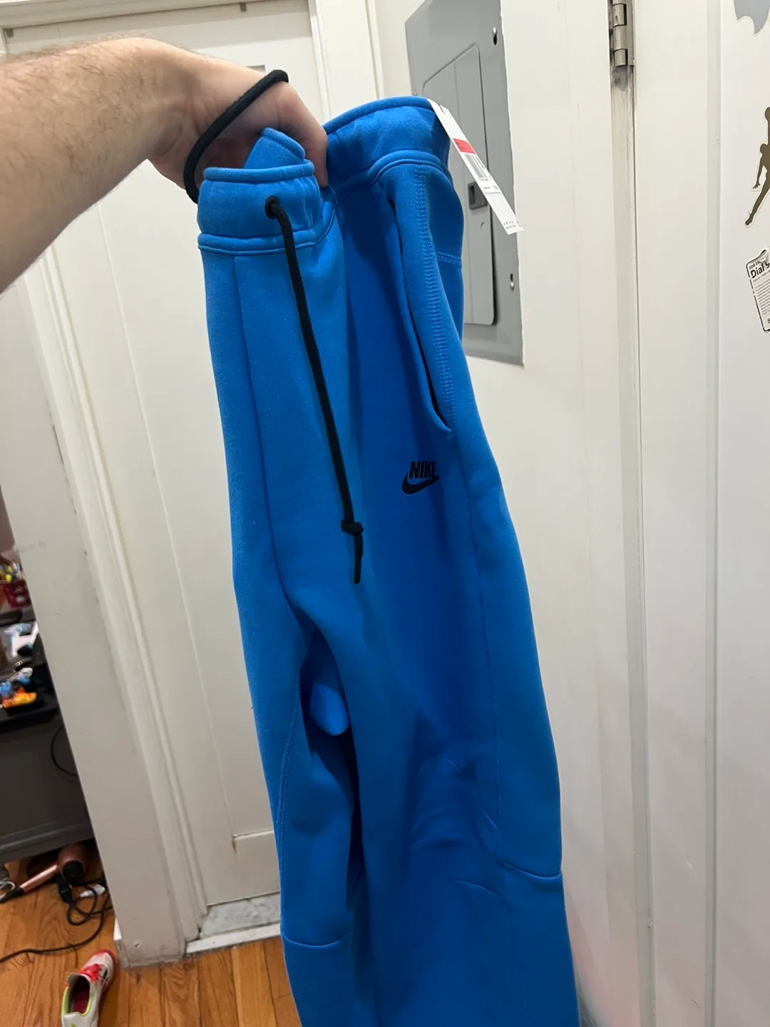 Nike Tech Fleece Pants and Hoodie Set - Size M - Blue image indicator(3)