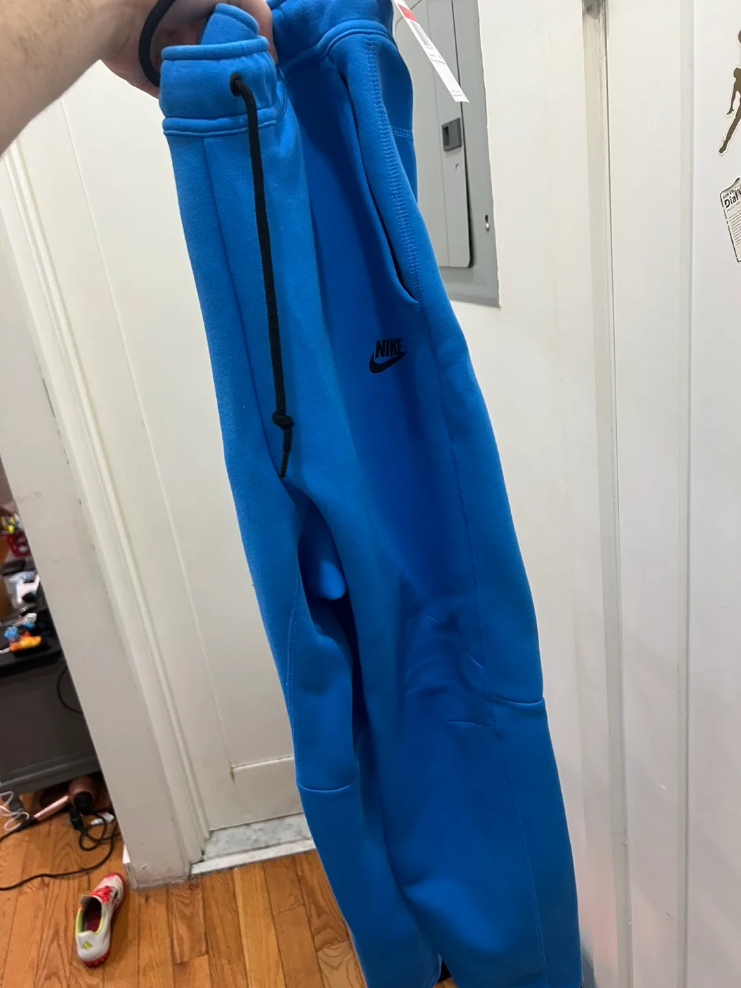 Nike Tech Fleece Pants and Hoodie Set - Size M - Blue image indicator(4)