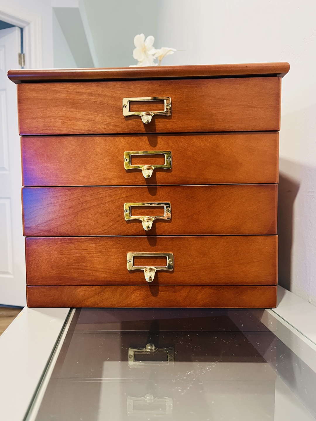 Four -Drawer Wooden Organizer