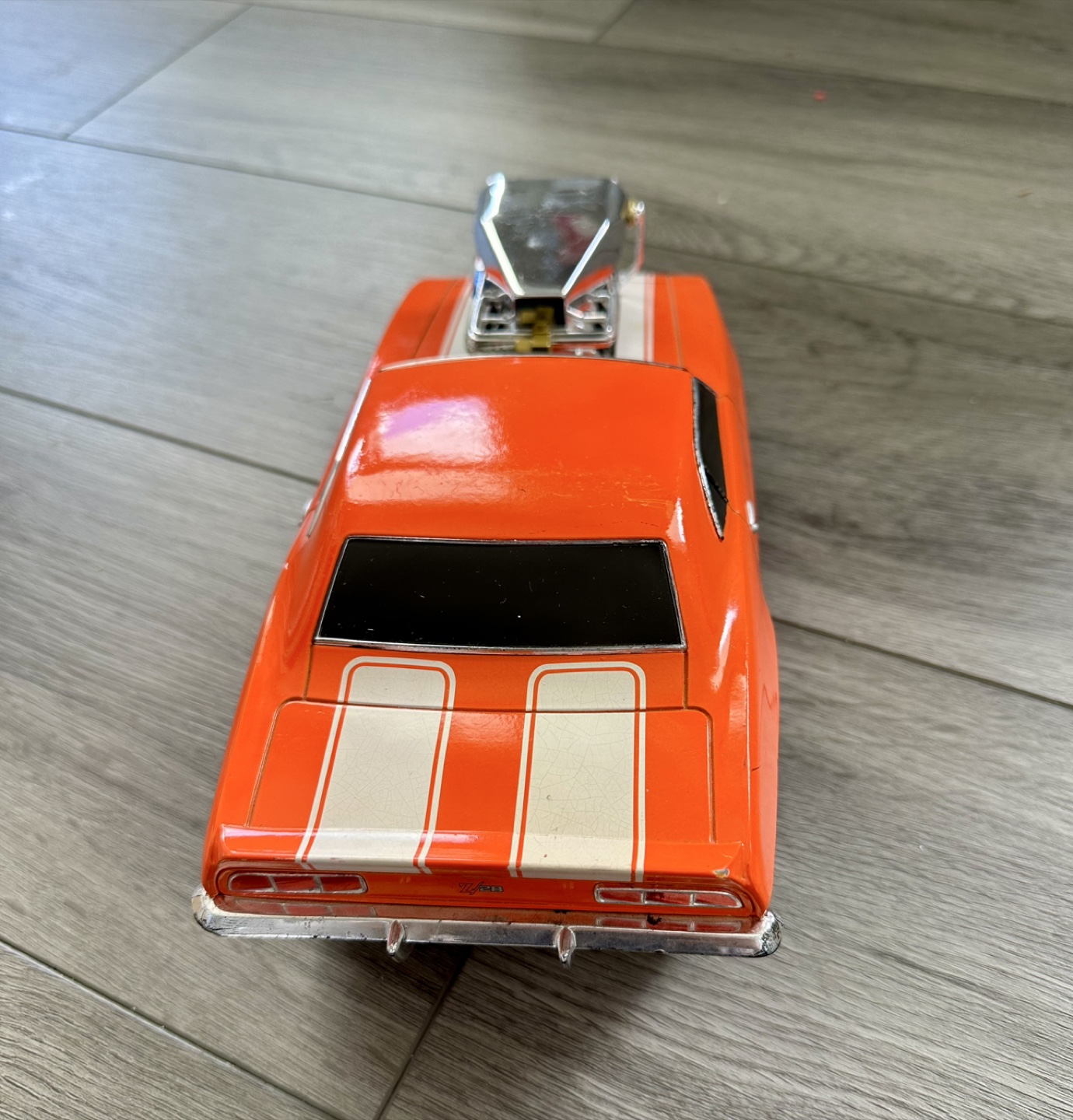 1:18 Scale Orange 1969 Camaro Muscle Car Model - photo 3