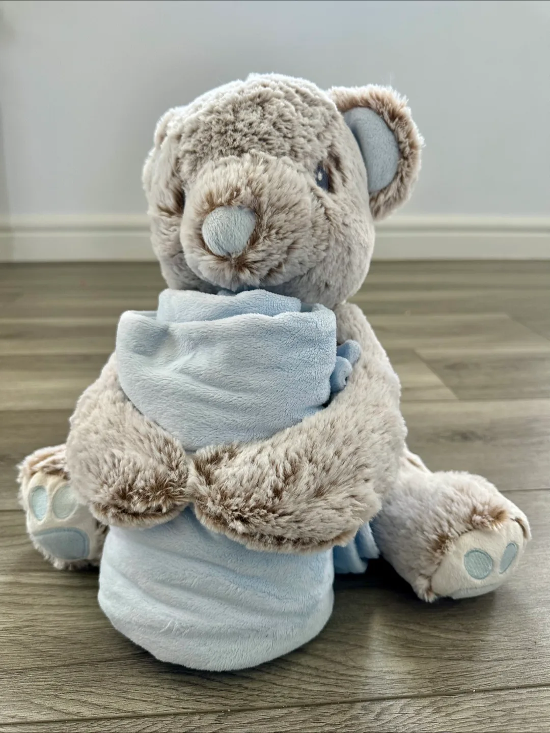 Plush Teddy Bear with Blanket thumbnail
