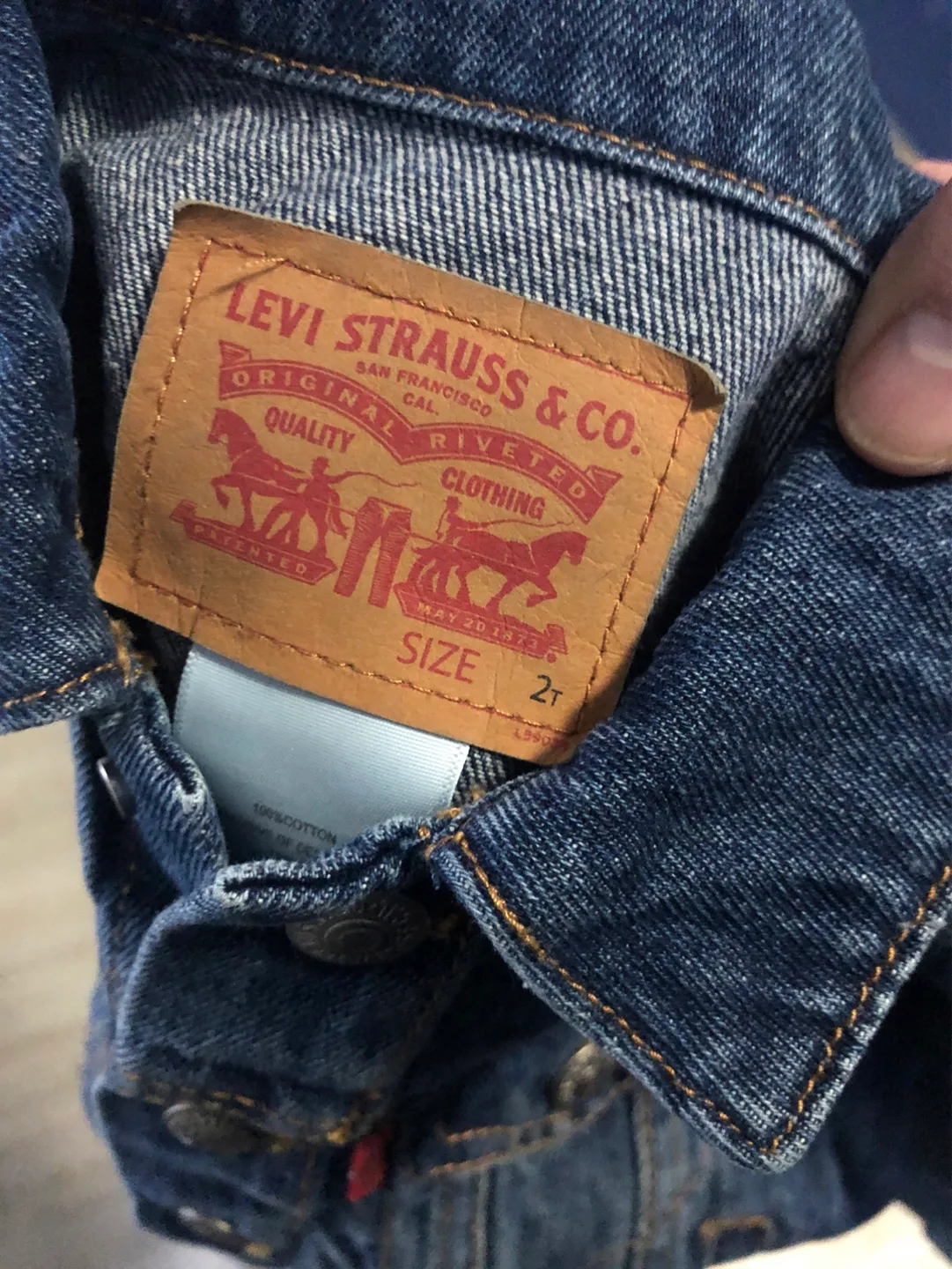 Levi's Denim Jacket - Size 2T image indicator(2)