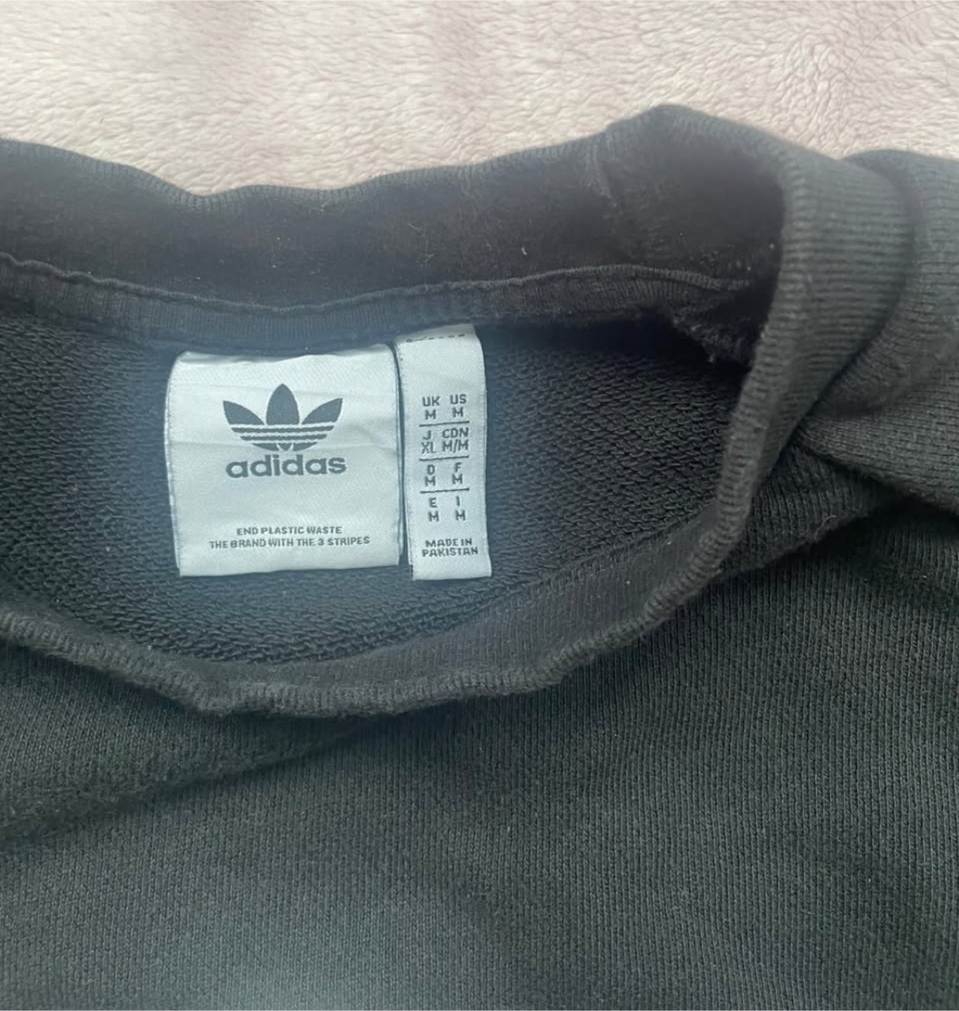 Adidas Black Crewneck Sweatshirt