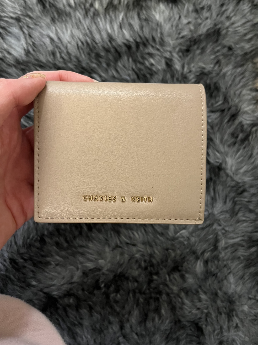 Charles & Keith Beige Wallet