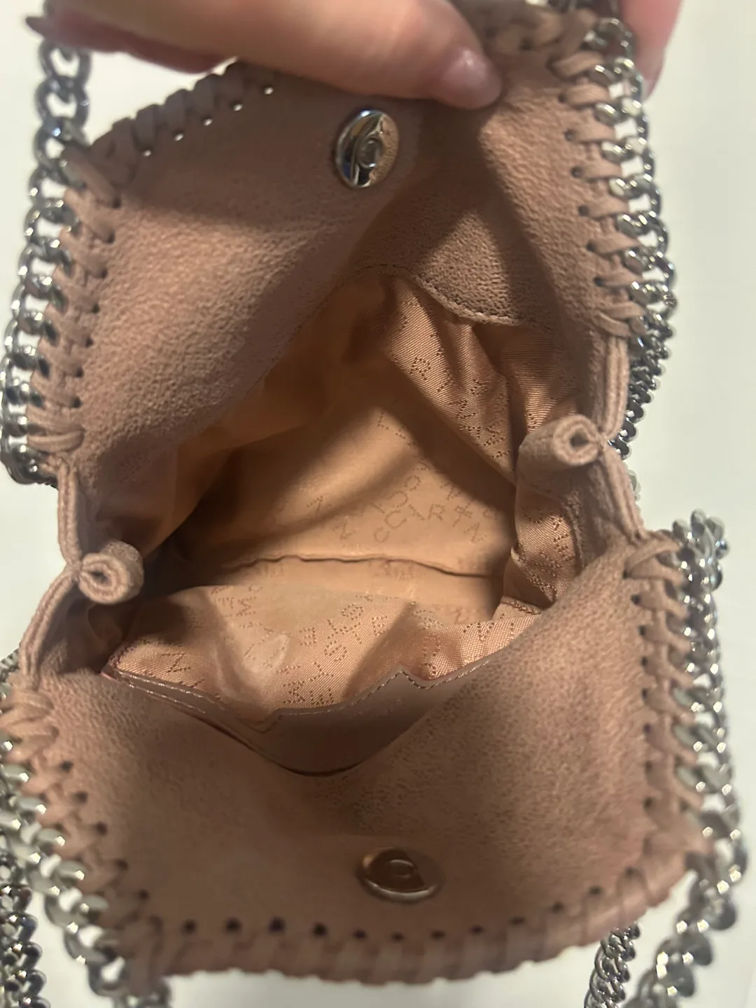 Stella McCartney Falabella Mini Chain Bag - Dusty Rose image indicator(3)