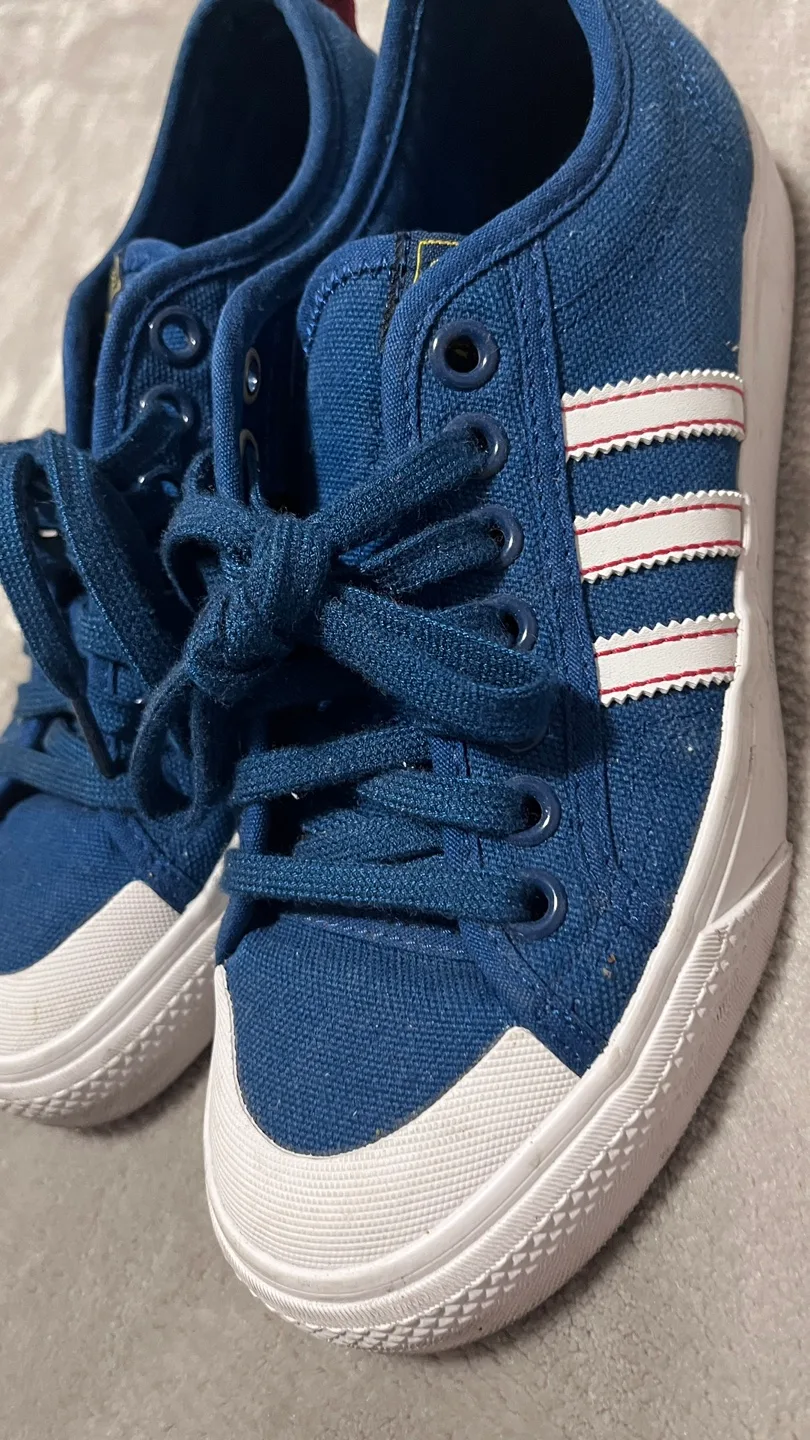 Adidas Samoa Sneakers - Blue/White - Size 7 1/2 image indicator(6)