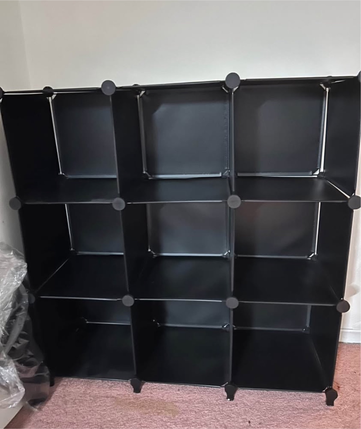 12-Cube Organizer - Black